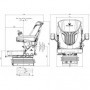 SIEGE PNEUMATIQUE COMPACTO COMFORT S TISSU MSG93/511