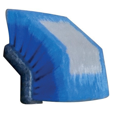 BROSSE G.ANGLE 25X14 BLEUE EXTRA SOUPLE FROIDE