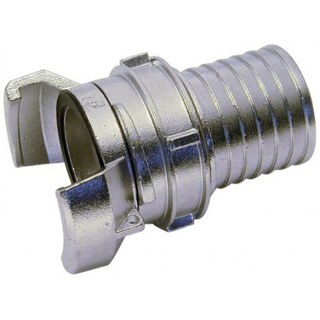 DEMI RACCORD CANNELE AVEC VERROU TUYAU 80 TYPE D80