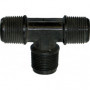 RACCORD EN T FIL.MALE G 1/2 M-M-M