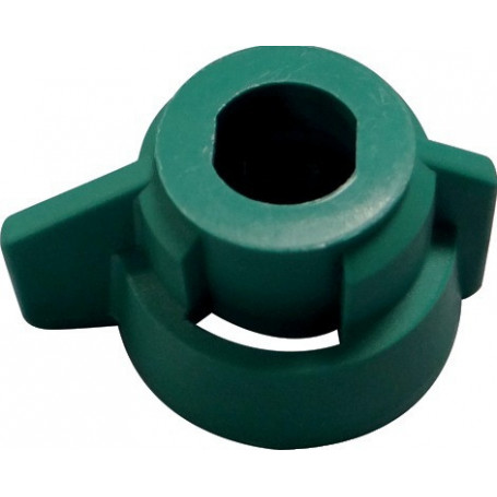 ECROU 1/4T POUR BUSE APE,EXA,AVI VERT (8)