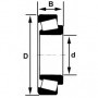 CONE CUVETTE PR RLMT A ROULEAUX CONIQUE 30210 F.P