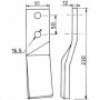 LAME ROTALABOUR 50X12X230 EA50 T16,5 D. AD. HOWARD