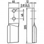 LAME ROTALABOUR 60X12X205 EA46 T16,5 D. PERUGINI