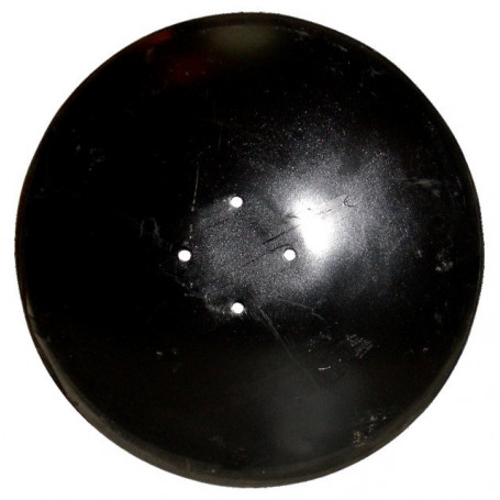 DISQUE BOMBE LISSE Ø350X4 4 TROUS Ø10 EA 86