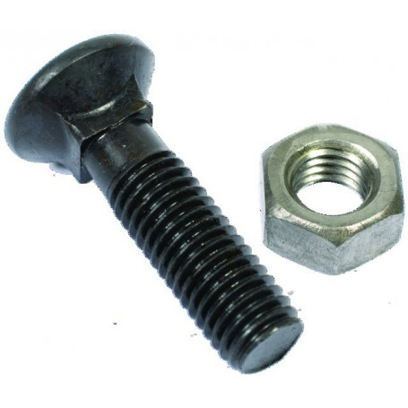 BOULON TETE FRAISEE COLLET CARRE 11X45 8.8 BRUT (BTE DE 25)