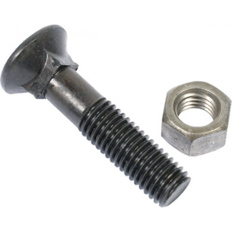 BOULON TETE FRAISEE COLLET CARRE 12X55 8.8 BRUT(BTE DE 25)