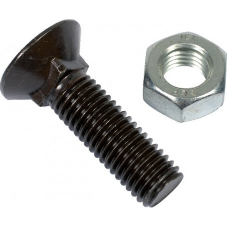 BOULON TETE FRAISEE COLLET CARRE 14X50 8.8 BRUT(BTE DE 25)
