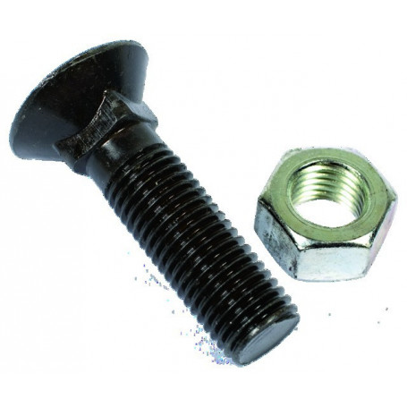 BOULON TETE FRAISEE COLLET CARRE 16X60 M 8.8 BRUT(BTE DE 10)