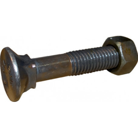 BOULON TETE FRAISEE COLLET CARRE 10X25 12.9 BRUT (BTE DE 25)