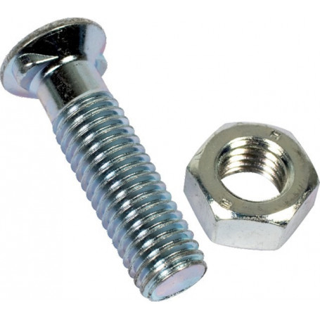 BOULON TETE FRAISEE 2E 14X50 8.8 ZINGUE (BOITE DE 25)