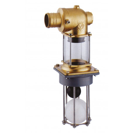 VALVE TROP PLEIN Ø50 A 2 BALLES AV VOYANT