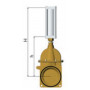 VANNE 2 BRIDE 4" + VERIN PNEUMATIQUE DE