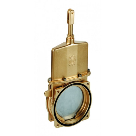 Vanne guillotine à lame INOX Ø 100