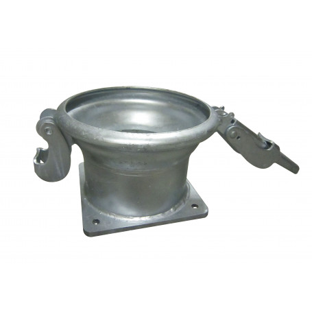 Raccord lisier à griffe et bride 4 trous Ø 120 - 5"