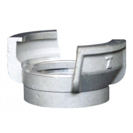 Raccord pompier alu DN65 fileté femelle 2" 1/2 sans verrou