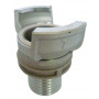 Raccord pompier alu manchon cannelé DN 40/DR35 avec verrou