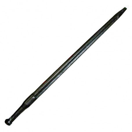 Dent de chargeur droite Ø36 long 1100 filetée type faucheux