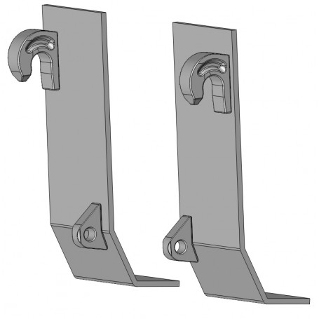 KIT ADAPTATION BRUTE A SOUDER EURO PLAQUE DROITE ET GAUCHE