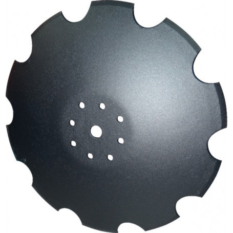 DISQUE CRENELE FOND PLAT Ø510X5 9 TROUS AD.AMAZONE ET POTTINGER