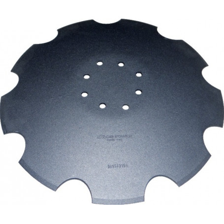 DISQUE CRENELE FOND PLAT Ø460X4 8 TROUS AD.AMAZONE AGRIPOWER