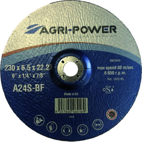 DISQUE EBARB.230X6,5X22,2 MOYEU DEP.AGRI POWE