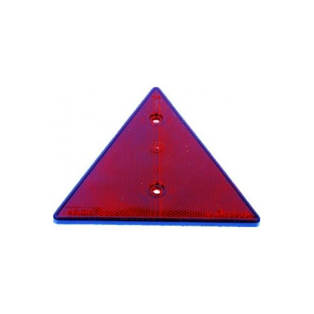 Catadioptre triangulaire rouge à visser