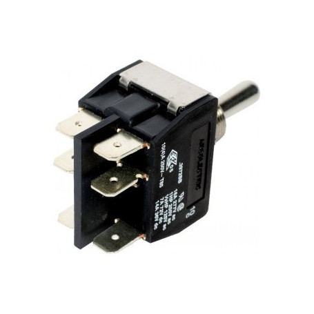 INTERRUPTEUR A LEVIER DOUBLE POLAIR (ON) OFF (ON)