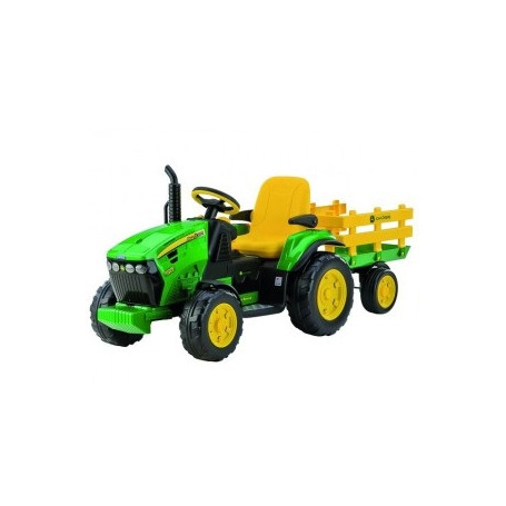 TRACTEUR JD GROUND FORCE AVEC REMORQUE