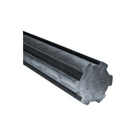 ARBRE CANNELE 6C 1 3/8 LG 0,5M