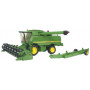 MOISSONNEUSE JOHN DEERE T670I+CHARIOT COUPE