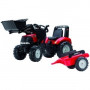 TRACTEUR CASE IH PUMA REMORQUE ET CHARGEUR
