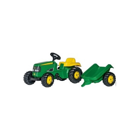 TRACTEUR JOHN DEERE AVEC REMORQUE
