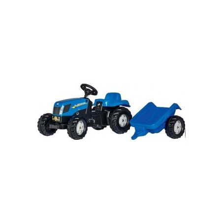 TRACTEUR NH TVT190 AVEC REMORQUE