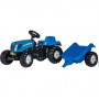 TRACTEUR NH TVT190 AVEC REMORQUE