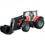 TRACTEUR MASSEY FERGUSON 7624+FOURCHE BRUDER