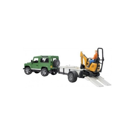 LAND ROVER DEFENDER AV.REMORQ./MINI PELLE+PER