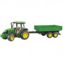 TRACTEUR JOHN DEERE 5115M AVEC REMORQUE