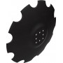 DISQUE CRENELE FOND PLAT Ø610X5 8 TROUS AD.AGRISEM AGRIPOWER