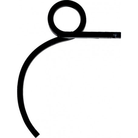 DENT DOUBLE SPIRE GAUCHE 25X25 DN 455MM BIANCHI