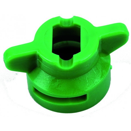 ECROU HARDI VERT 8MM ERGOTS FINS