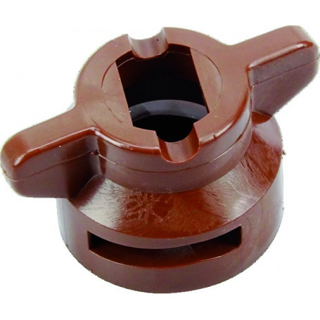 ECROU HARDI MARRON 8MM ERGOTS FINS