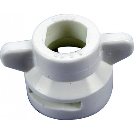 ECROU BLANC HARDI PR TJ/AI MEPLAT 11MM
