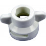 ECROU BLANC HARDI PR TJ/AI MEPLAT 11MM