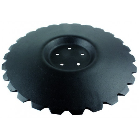 DISQUE CRENELE FOND PLAT Ø560X4 5 TROUS AD.UNIA AGRIPOWER