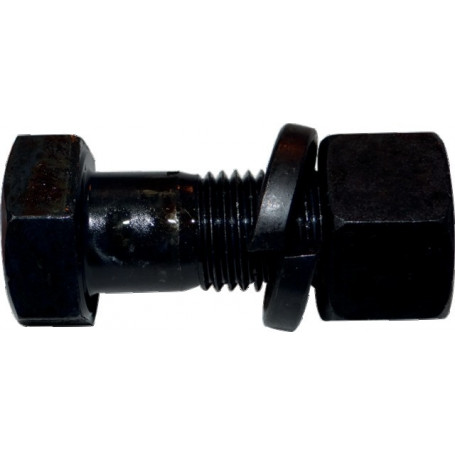 BOULON TETE FRAISEE 2 ERGOTS 12X30 M8.8 ZINGUE (PAR 25)