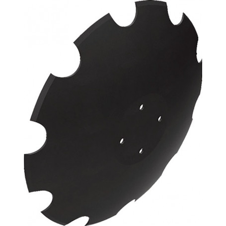 DISQUE CRENELE Ø510X4 4 TROUS AD.POTTINGER SANS TROU CENTRAL AGRIPOWER