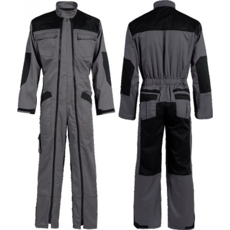 COMBINAISON DOUBLE ZIP TAILLE XL GRIS/NOIR