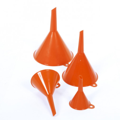 LOT DE 4 ENTONNOIRS PLASTIQUES