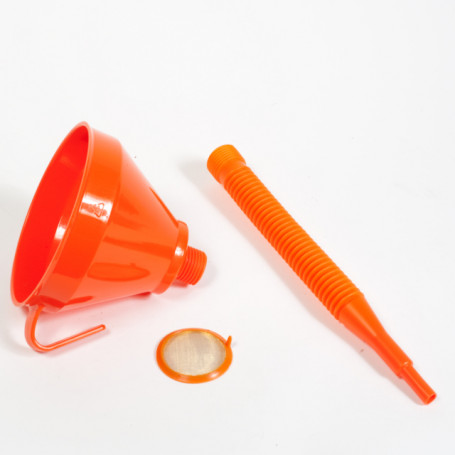 ENTONNOIR 160MM AVEC FLEXIBLE ET FILTRE